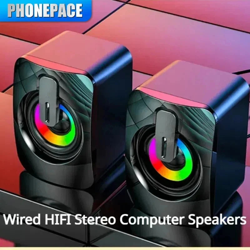 Computer Speaker Stereo Sound With Microphone