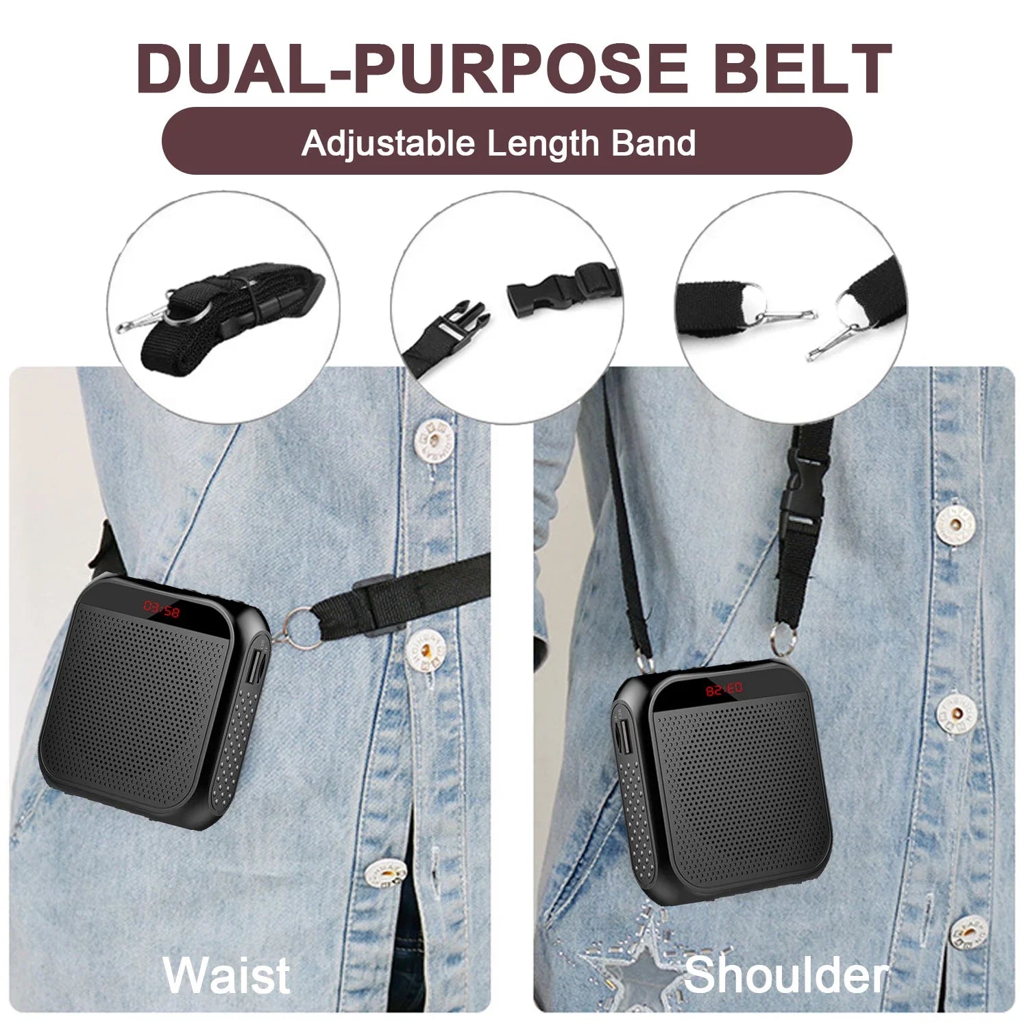 Portable Megaphone Voice Amplifier