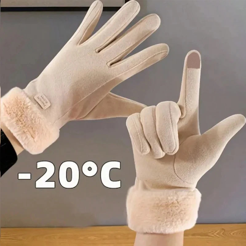 Women's Winter Lined Cycling Gloves
