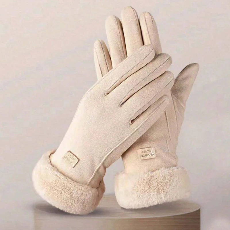 Women's Winter Lined Cycling Gloves