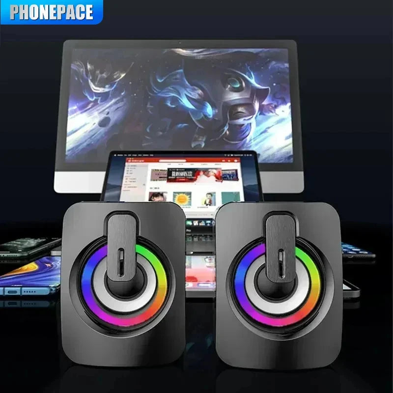 Computer Speaker Stereo Sound With Microphone