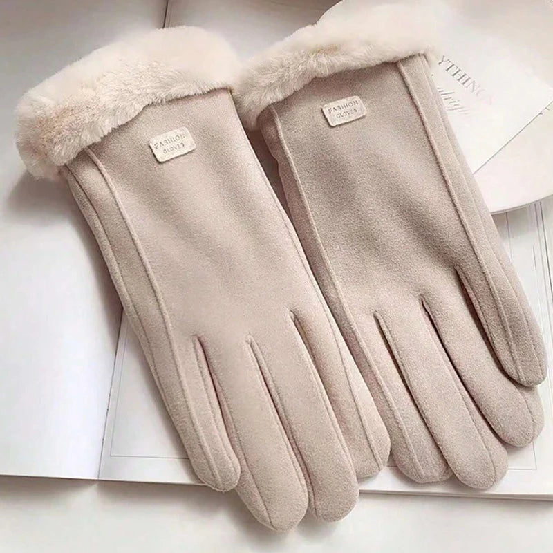 Women's Winter Lined Cycling Gloves