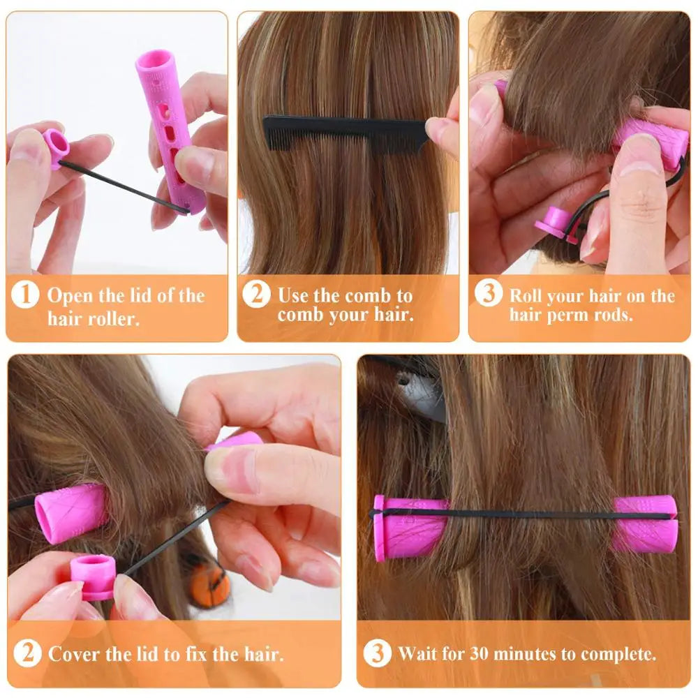 20 Pieces Of Perm Curling Rods