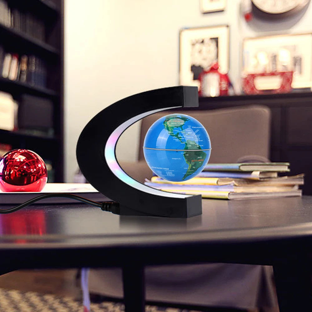 Floating Magnetic Levitation Globe LED lamp