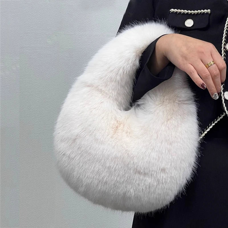 Furry Shoulder Bags
