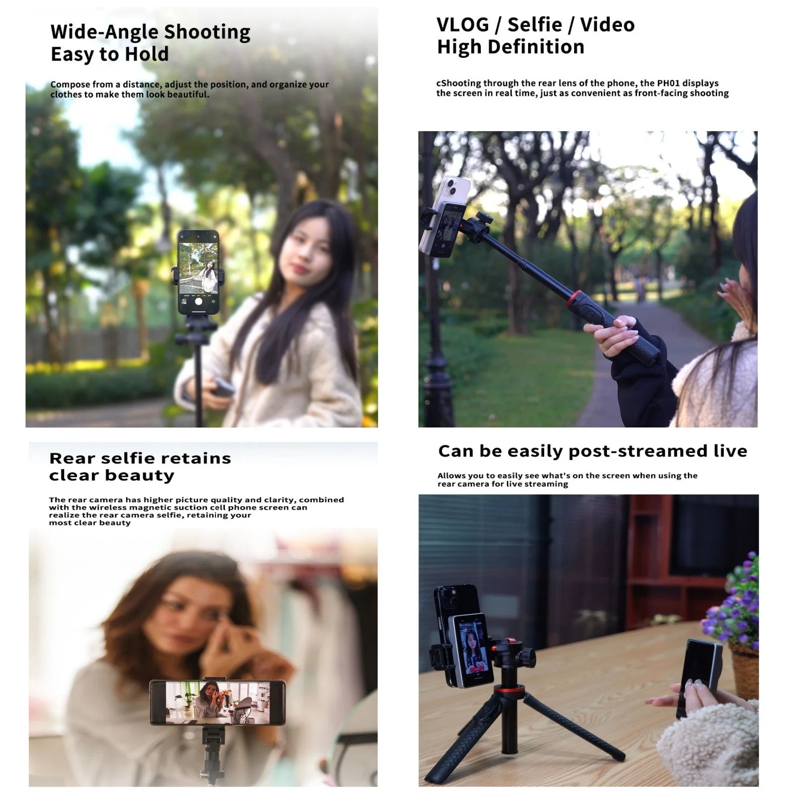 New Magnetic Phone Vlog Selfie Monitor