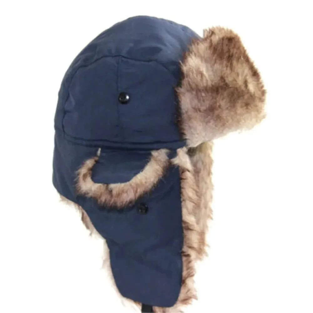 Winter Trooper Earflap Warm Russian Waterproof Cap