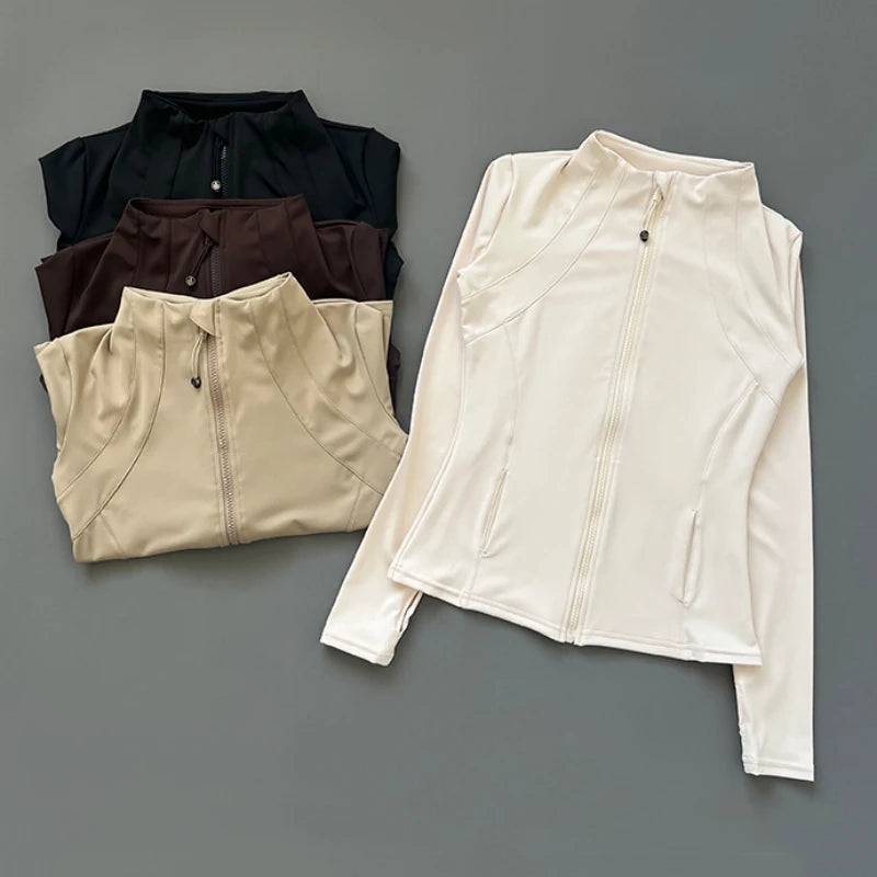 Fitness Jacket Yoga Wear  Cycling Top