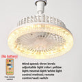 Smart Remote Control Ceiling Fan with LED Lighting