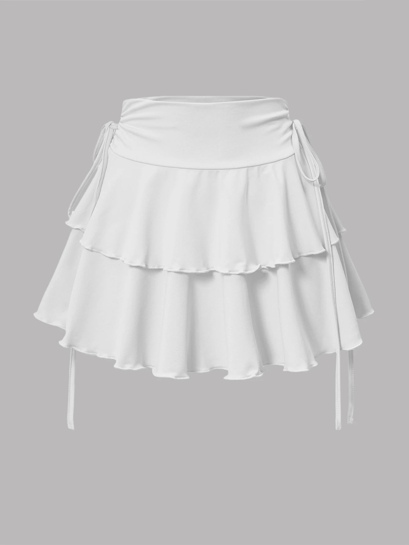 High Waist  Elastic  Short Skirt