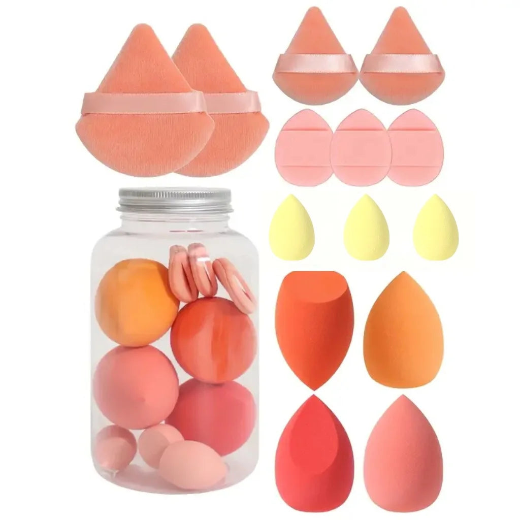 12/14Pcs Makeup Sponges Blender Beauty Egg Powder Puffs