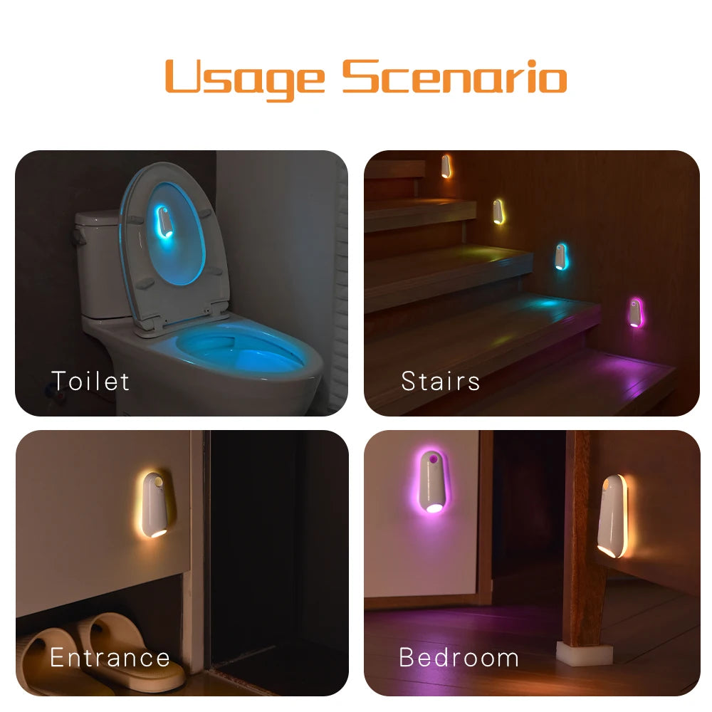 Motion sensor Toilet Night Light