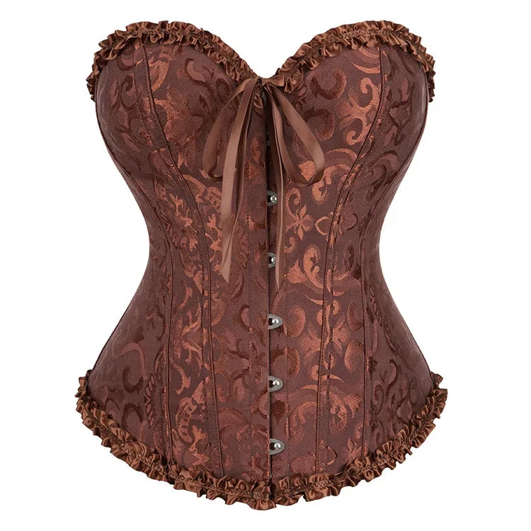 Women Vintage Overbust Corset Top