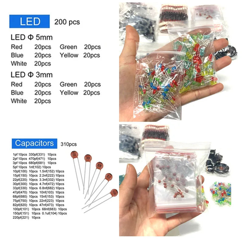Electronic Components Kit For Kids
