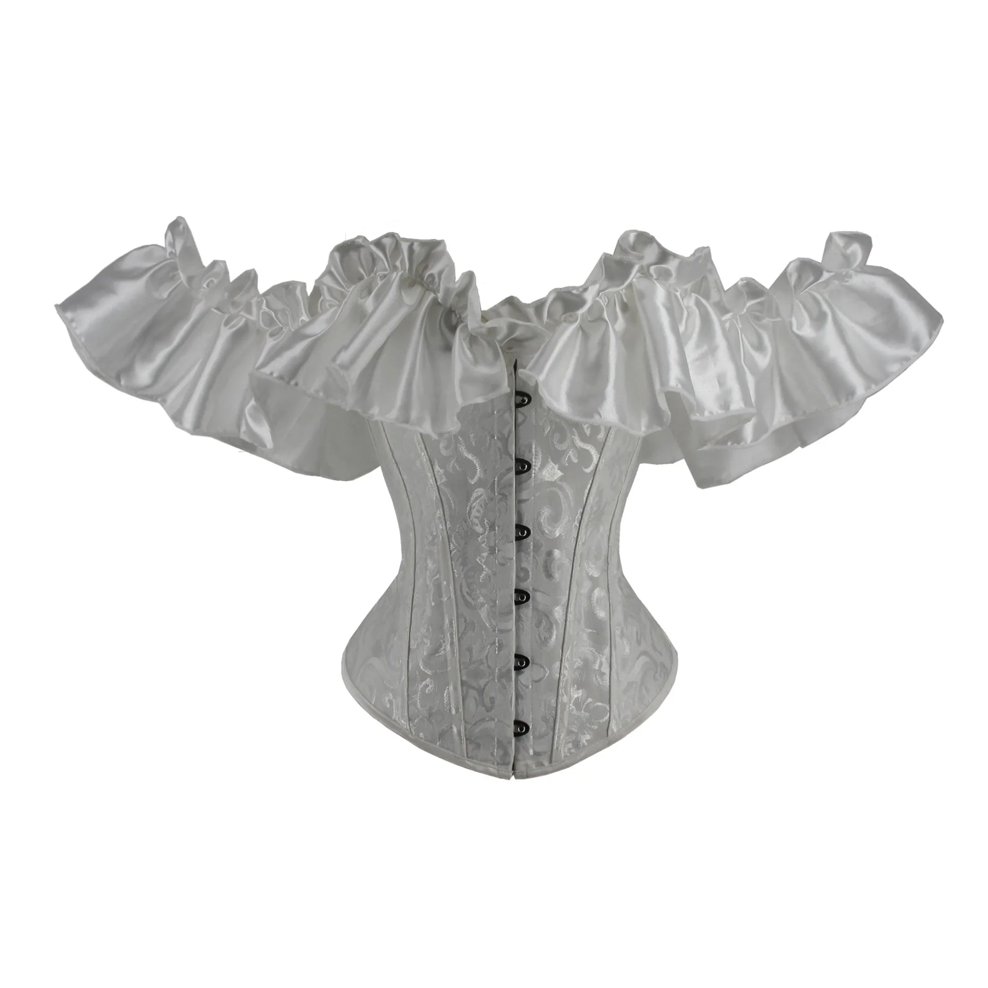 Off Shoulder Ruffles  Sexy Corset Top