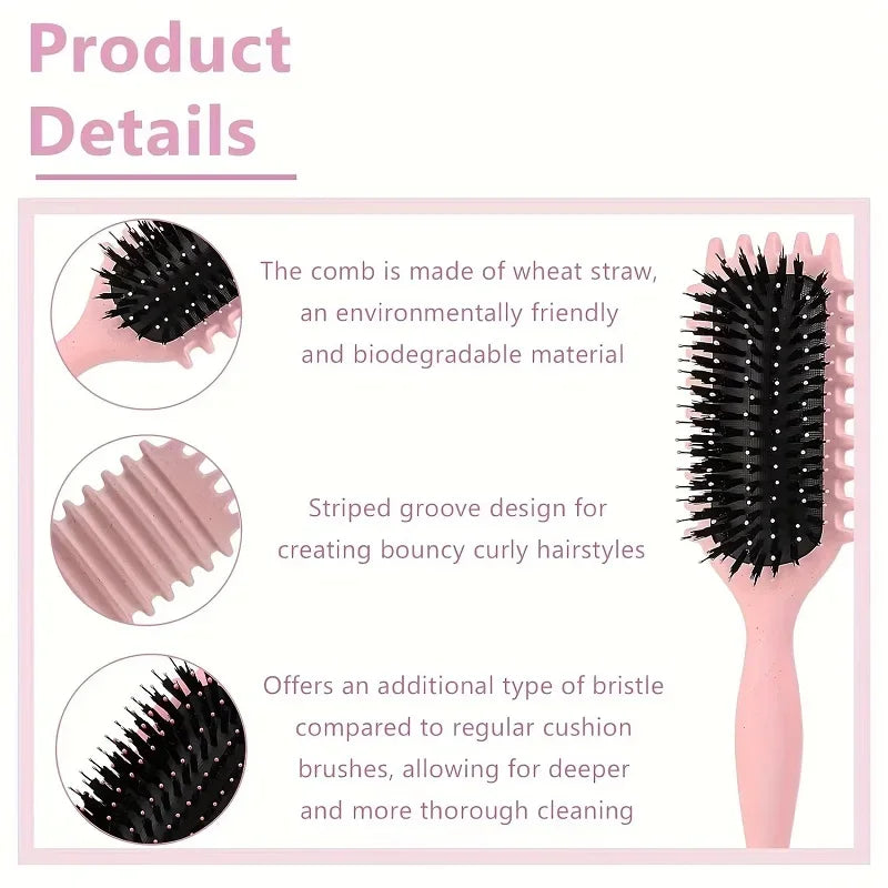 2pcs/set Hair Beauty Set Detangling Candy Brush with Spray bottle