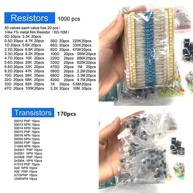 Electronic Components Kit For Kids