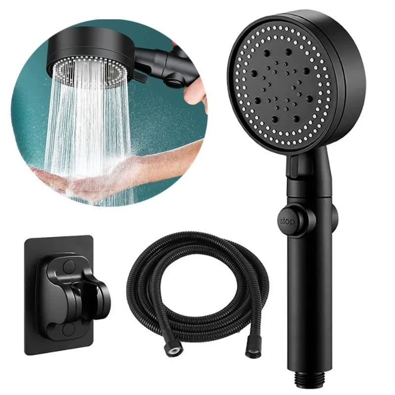High-pressure Shower Head Set 5 Modes of Adjustment