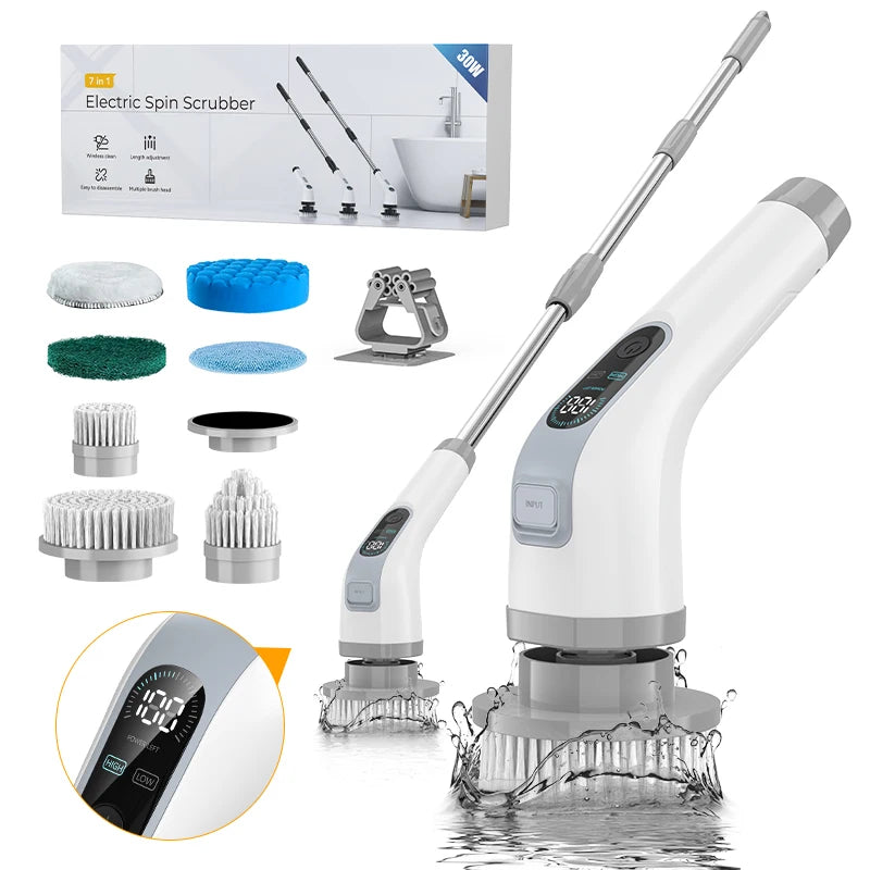 Handheld Electric Cordless Cleaning Brush