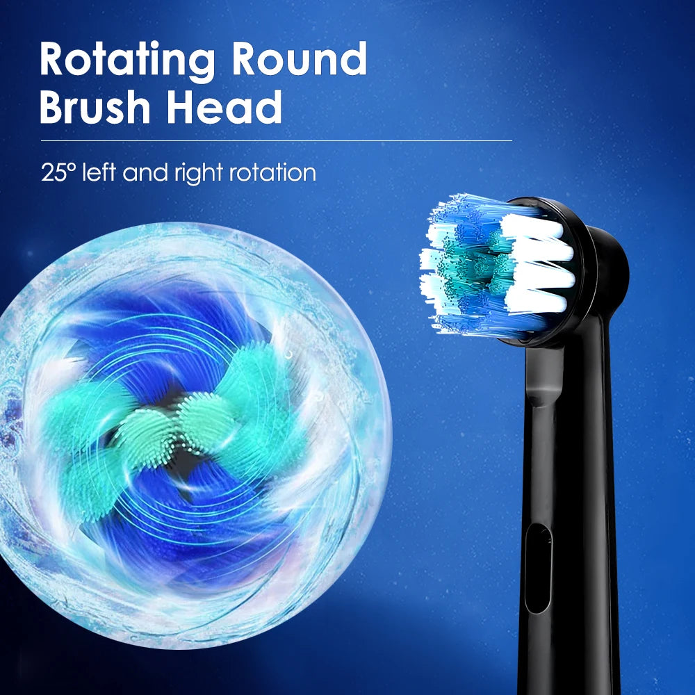 Rechargeable Smart Rotating Timing Electric Toothbrush