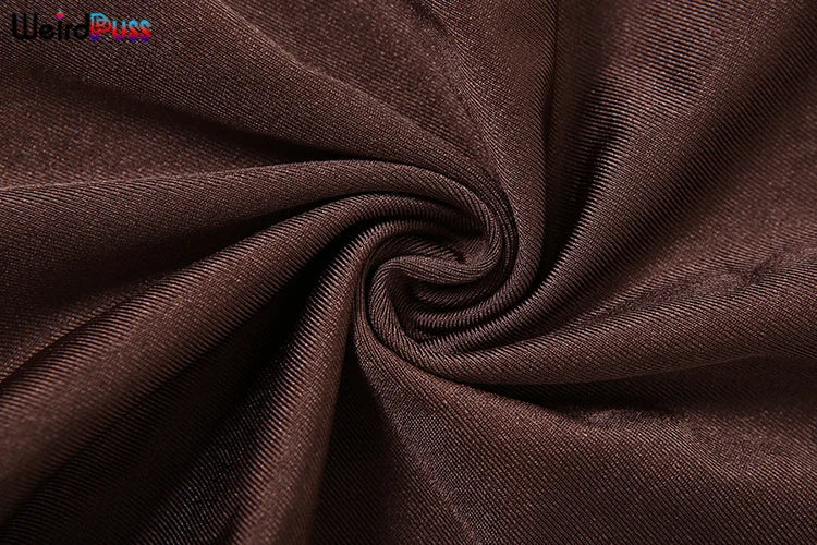 Cross Ruffles Mini  Dress