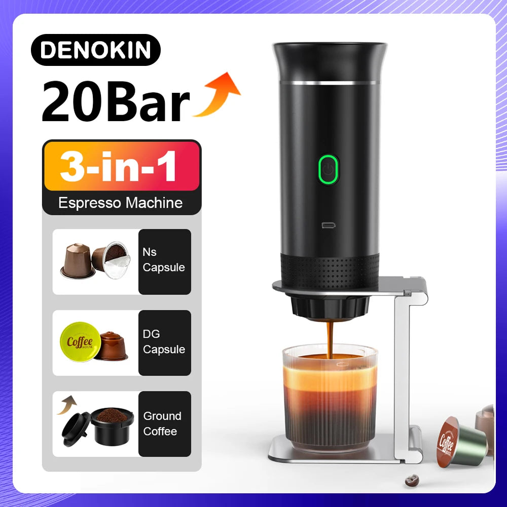 3 in1 Portable Espresso Coffee Machine