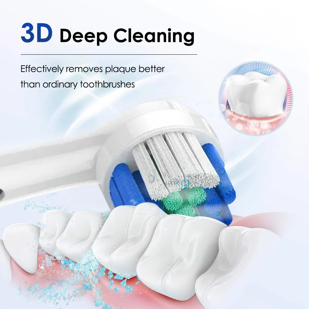 Rechargeable Smart Rotating Timing Electric Toothbrush