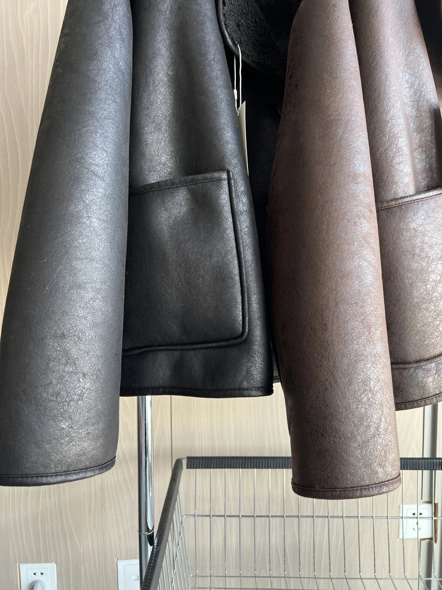 Oversized Long-Sleeve Jacket