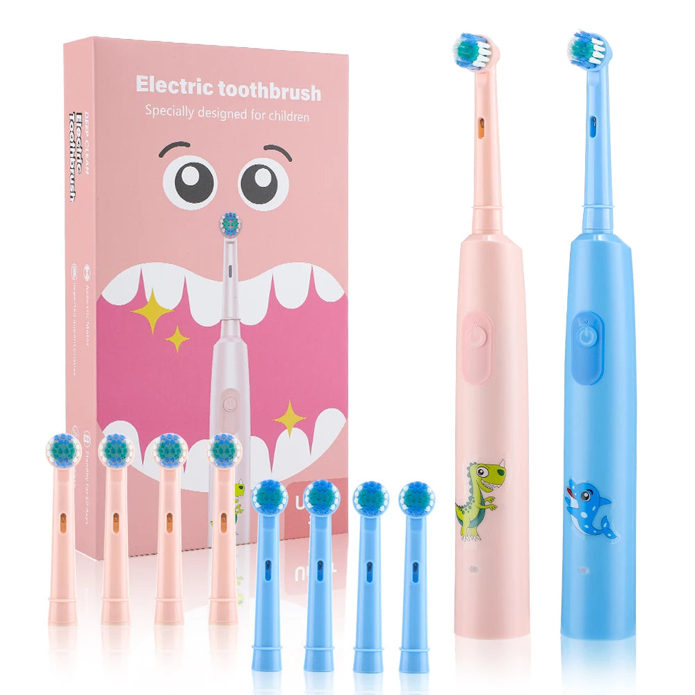 Rechargeable Smart Rotating Timing Electric Toothbrush
