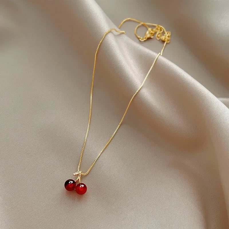 Little Red Cherry Pendant