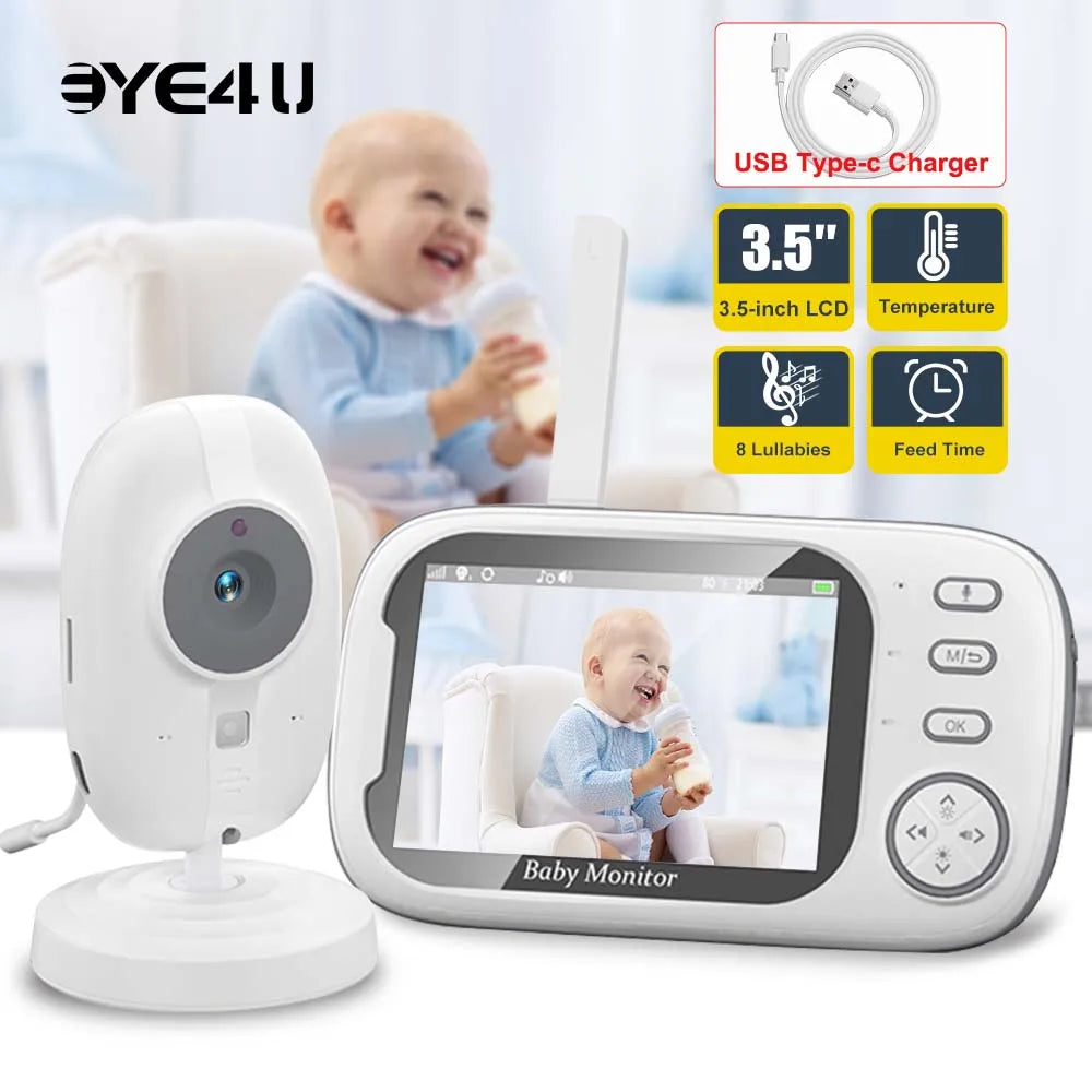 New 3.5'' Video Baby Monitor Security camera