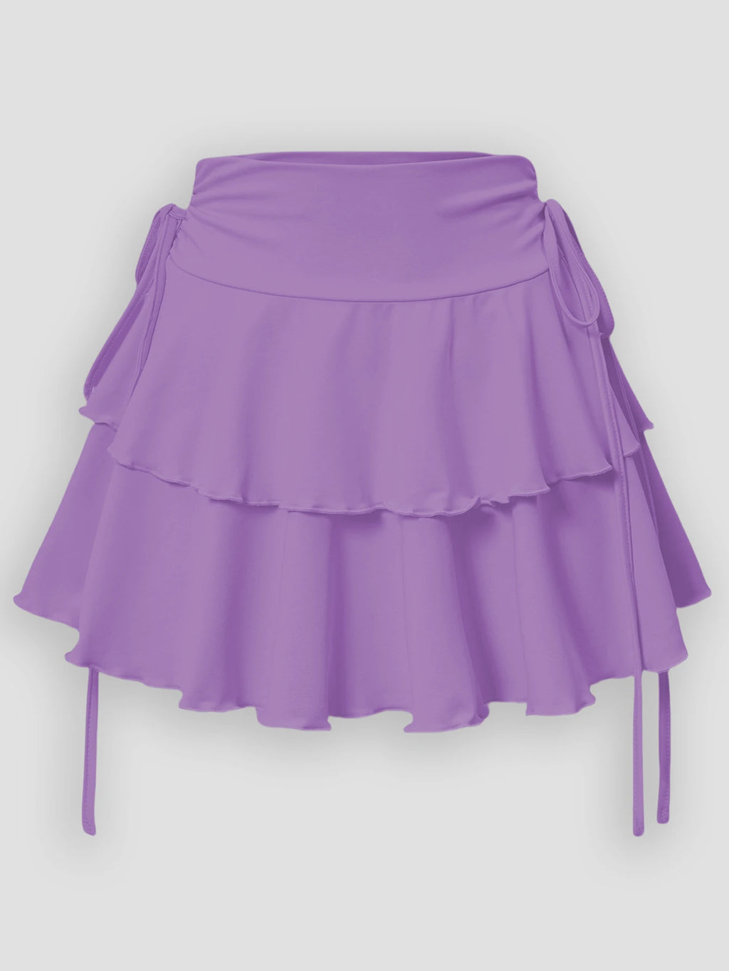 High Waist  Elastic  Short Skirt