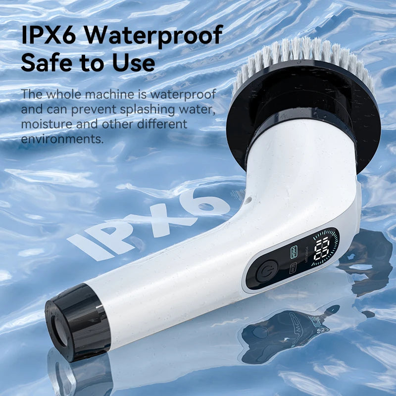 Handheld Electric Cordless Cleaning Brush