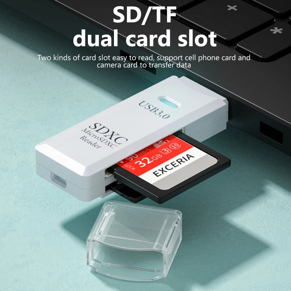 2 in 1 USB 3.0 Card Reader Micro TF sd card