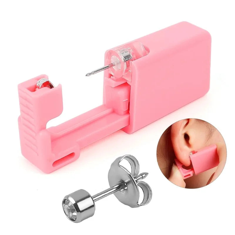 1-4Pcs Disposable Safe Painless Piercing Gun Set