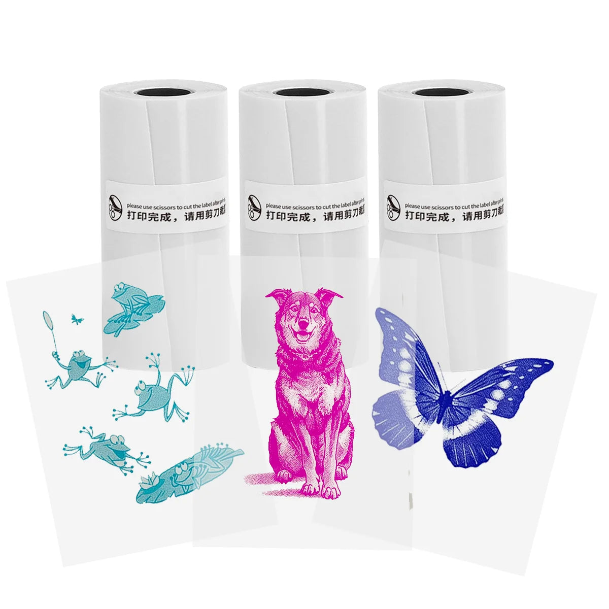 Mini Sticker Inkless Thermal Printer,