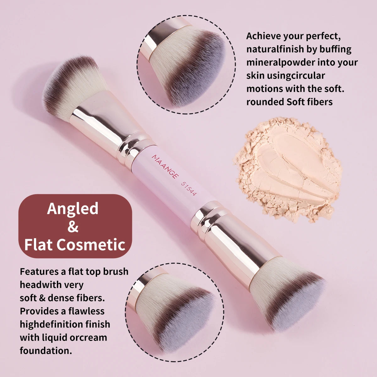4pcs Basic Makeup Brushes Set