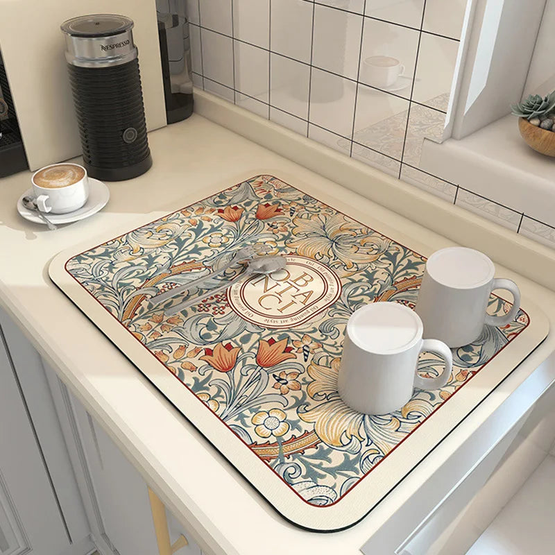 Kitchen Absorbent Draining Mat