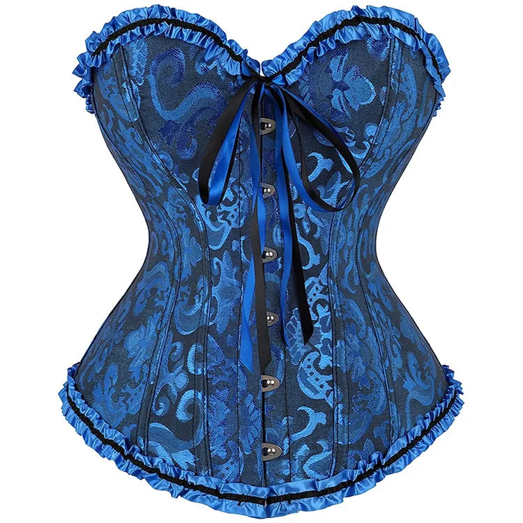 Women Vintage Overbust Corset Top