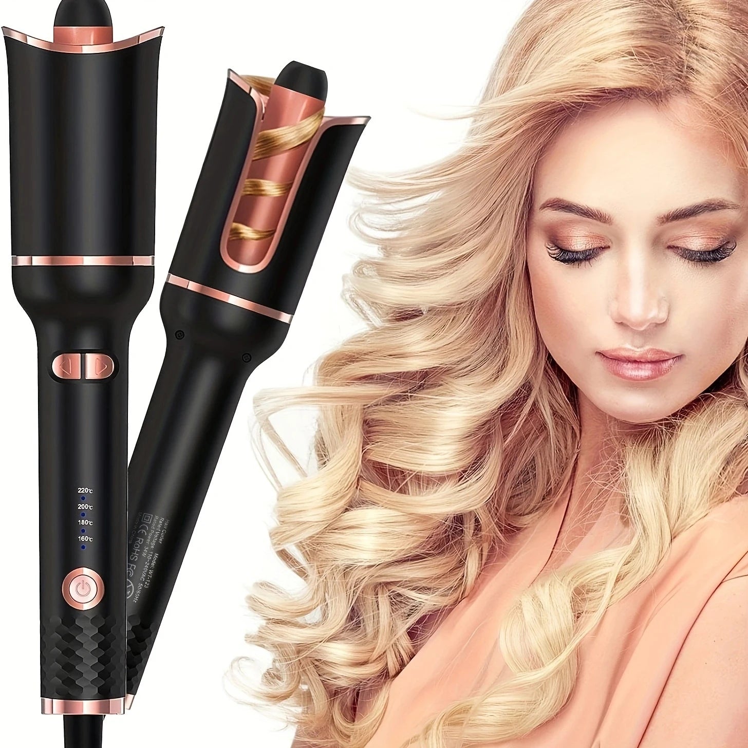 Automatic Hair Curler Wand Styler Curl Machine