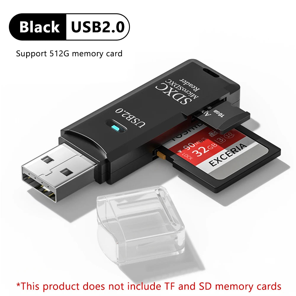 2 in 1 USB 3.0 Card Reader Micro TF sd card