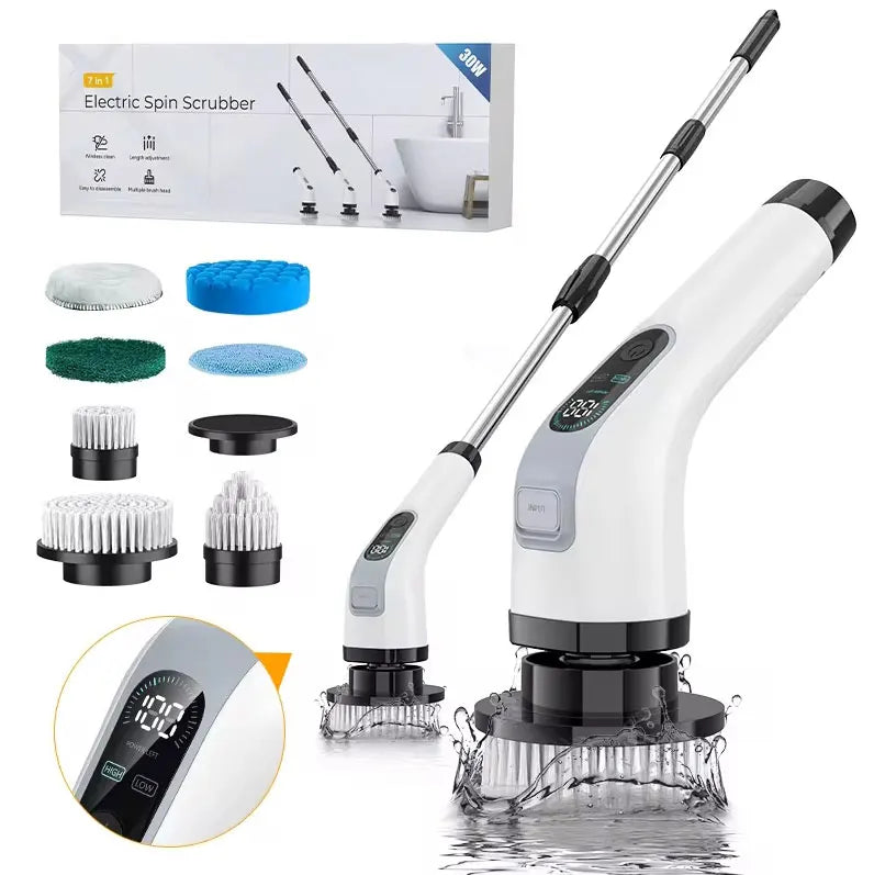 Handheld Electric Cordless Cleaning Brush