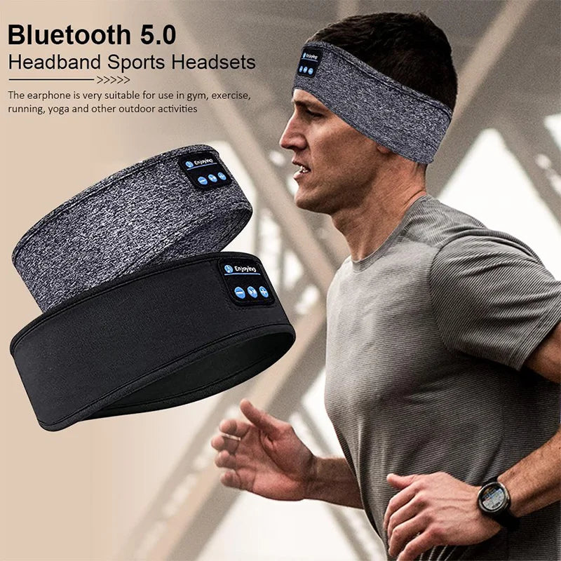 Sleeping Elastic Wireless Headphones Bluetooth  Headband