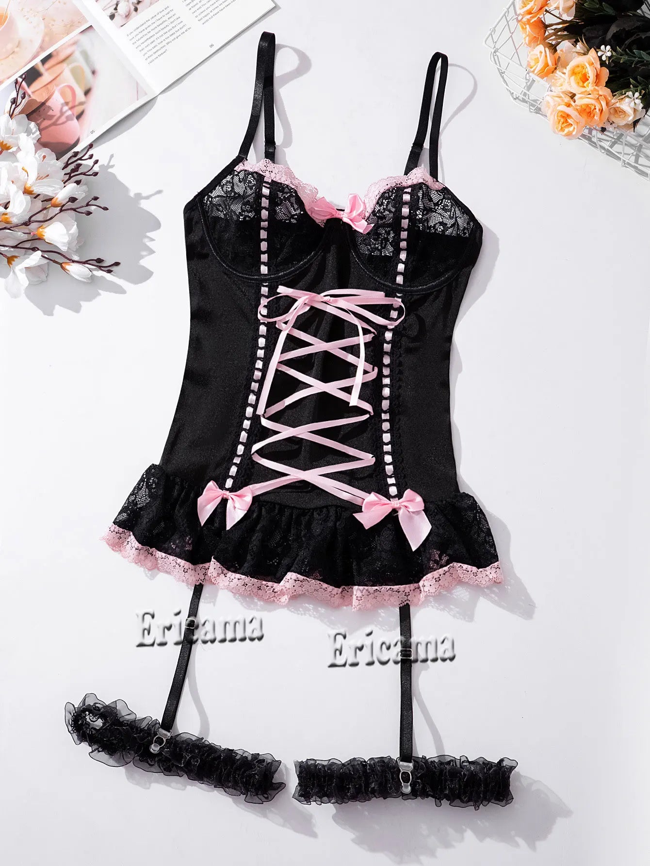 Erotic Underwear Lace Sexy Bra And Panty Set