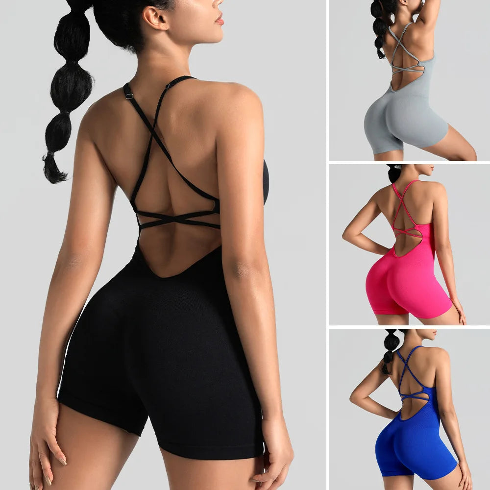 Gym Set Jumpsuits Active Wear