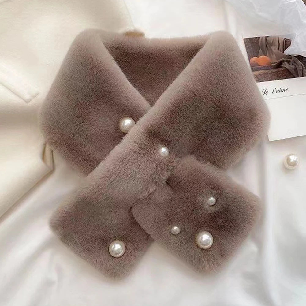 Winter Cross Collar Neck Scarf