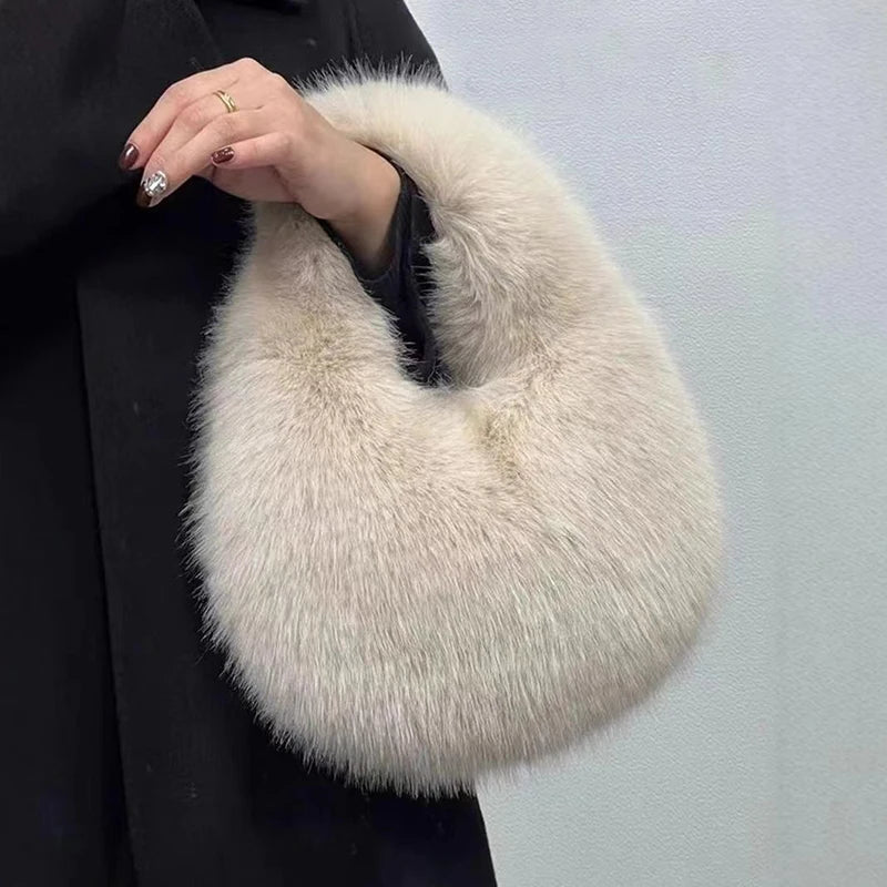Furry Shoulder Bags