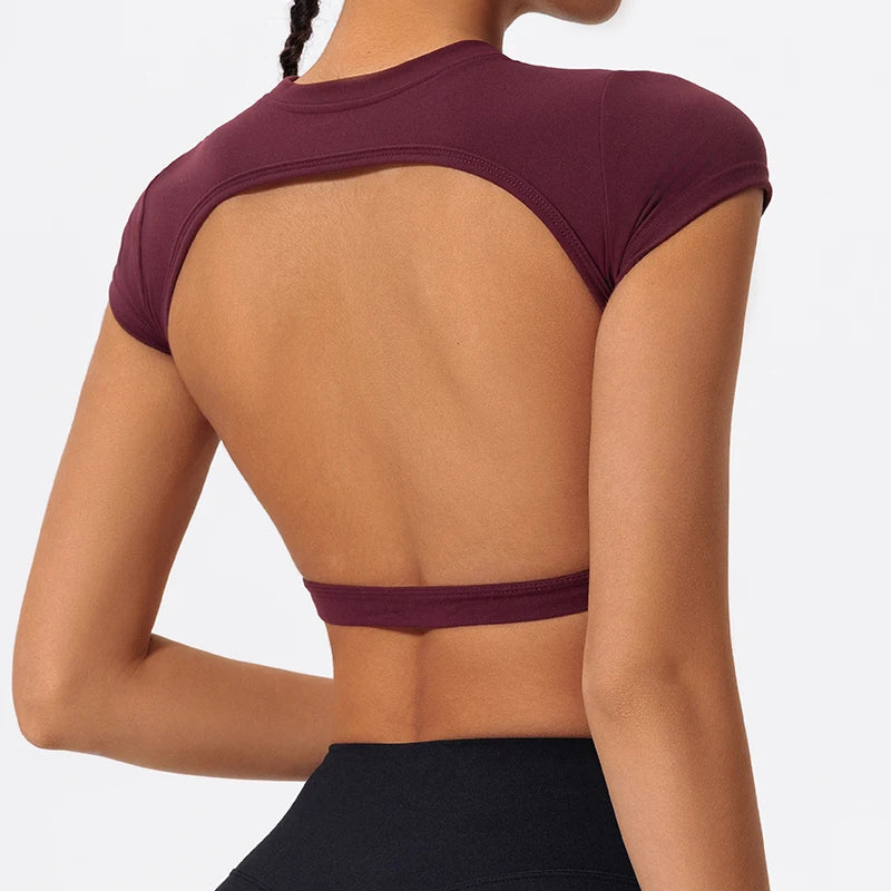 Sports Workout Crop Tops