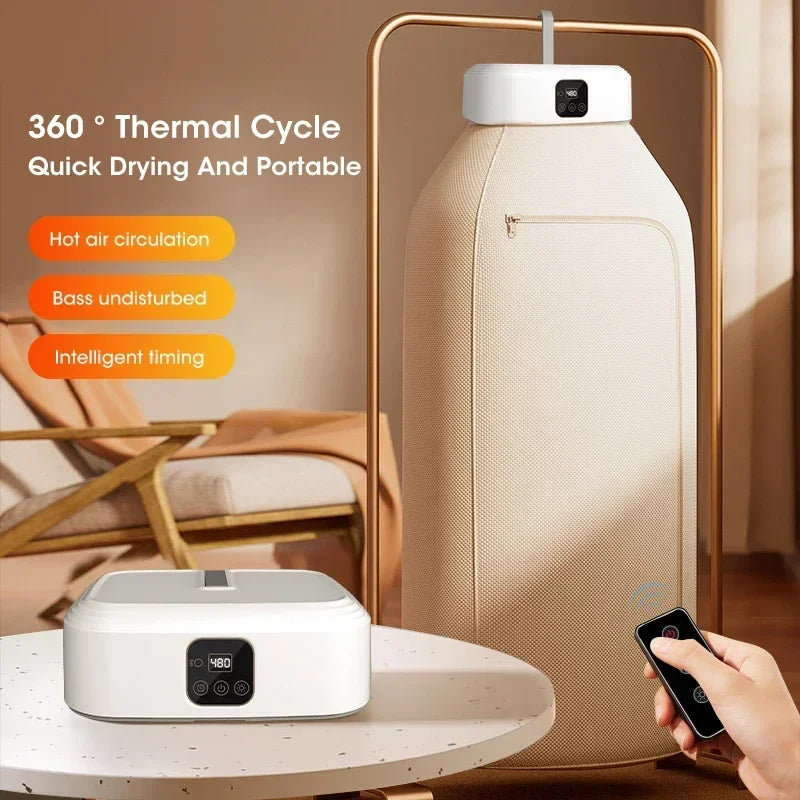 Portable Foldable Electric Dryer Travel Style
