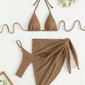 Sexy Brown bikini beach wear